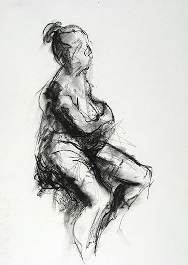 compressed charcoal on paper H 18 x W 14 inches £525