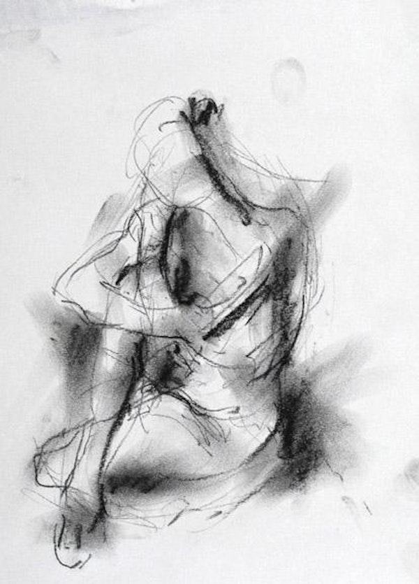 compressed charcoal on paper 18 x 14 inches SOLD 2013